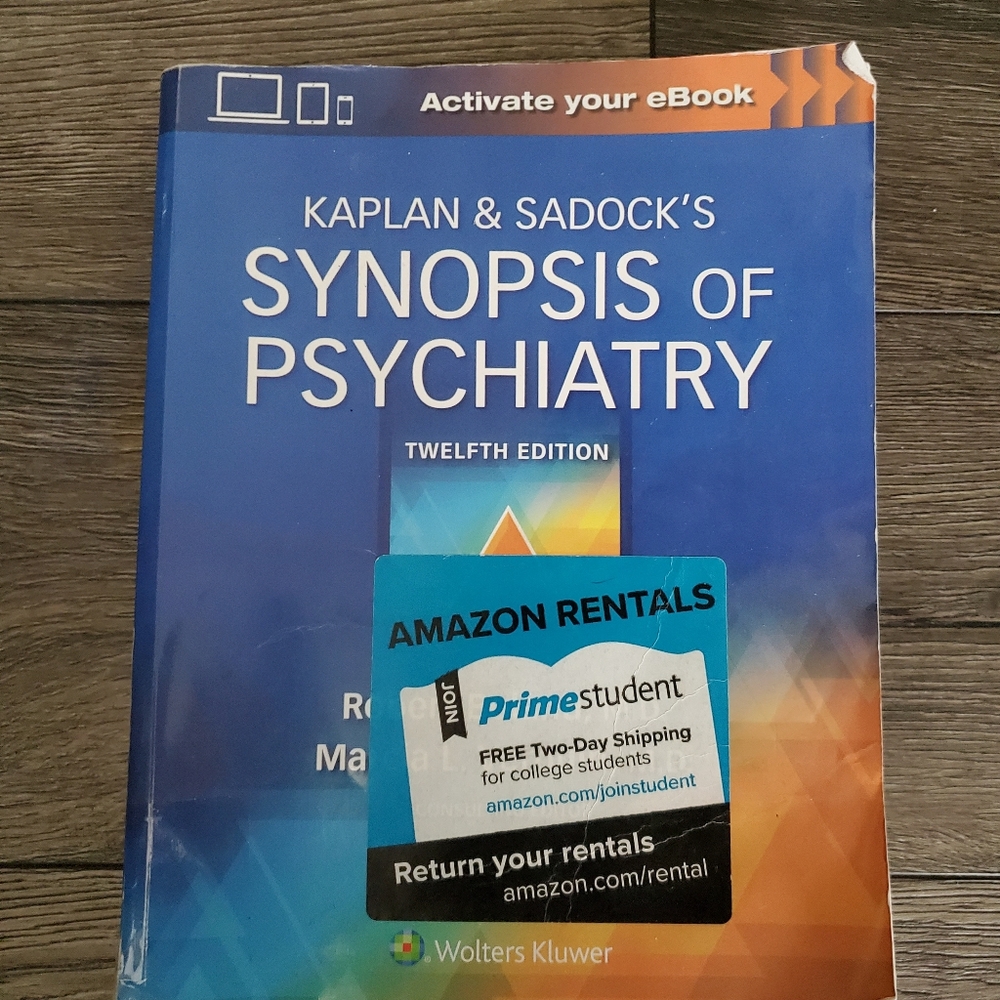 Kaplan & Sadock's Synopsis Of Psychiatry Book